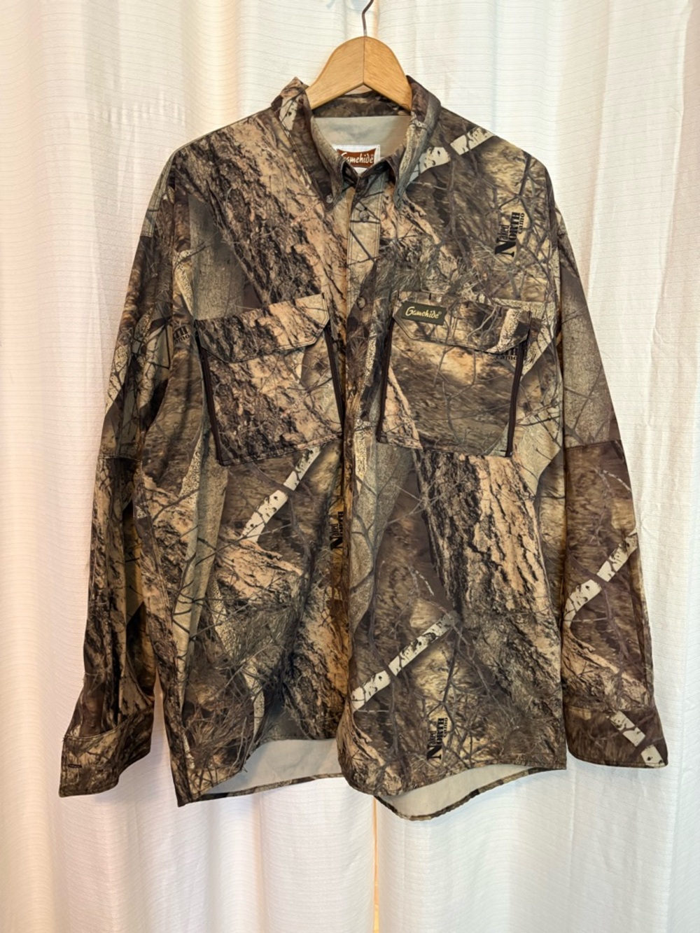 Men’s Vintage Camouflage Button Down Shirt